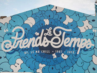 &laquo;&nbsp;Le prends-temps&nbsp;&raquo;, une fresque signée&nbsp;Tilt